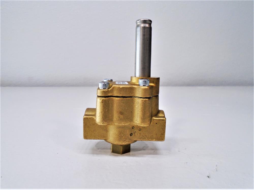 Dayton 2 Way 1/2" Hi Temp Steam Brass Solenoid Valve, 2A198 